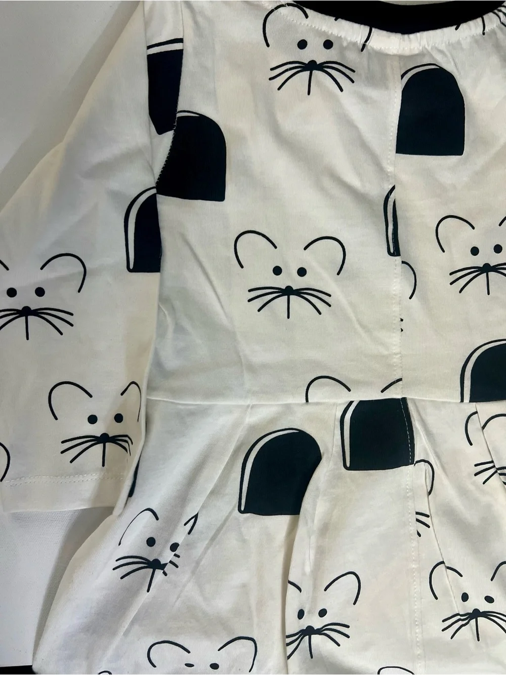 Turtledove London Organic Cotton Mouse Print Dress Girls 4-5 Years NWT